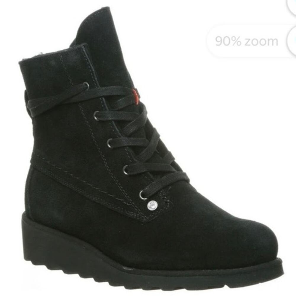 NWOB Women’s Bearpaw Krista Boots in Black SZ 8